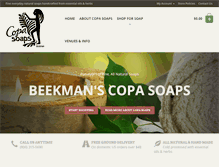 Tablet Screenshot of copasoaps.com